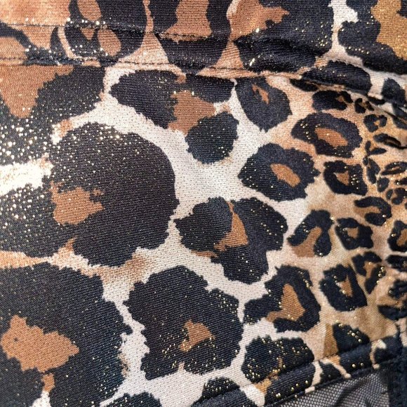 NWT Victoria's Secret Shiny Leopard Print Corset Lingerie 34C *069 - Picture 2 of 5